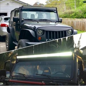 YITAMOTOR® 50" 288W LED Work Light Bar Straight Truck Offroad ATV SUV For Jeep